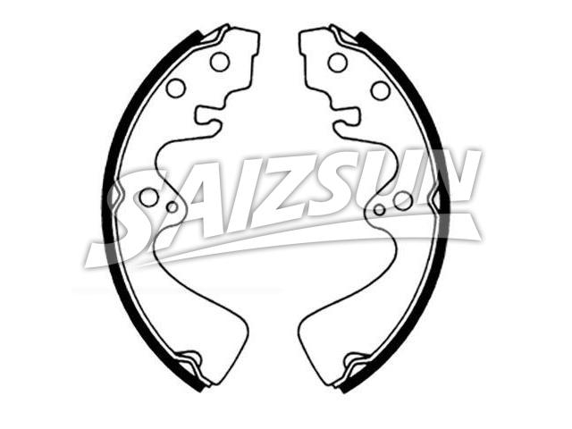 Brake Shoe Set:FA01-26-38Z