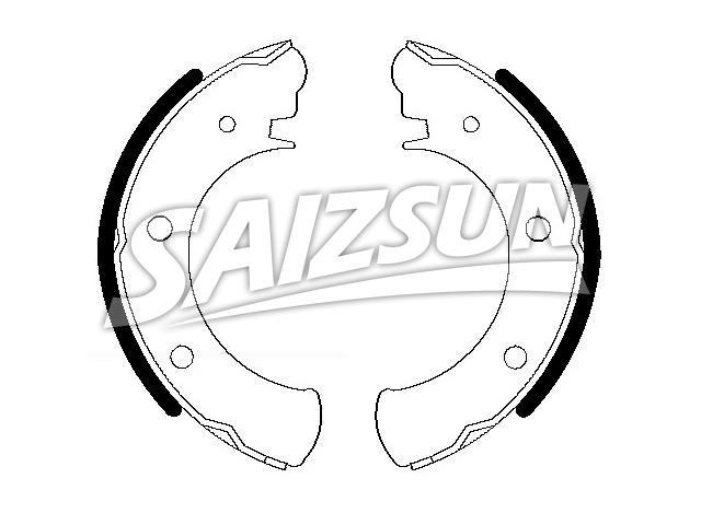 Brake Shoe Set:6253-01111