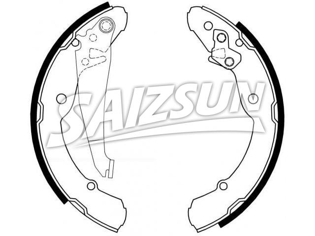Brake Shoe Set:1J0 698 525