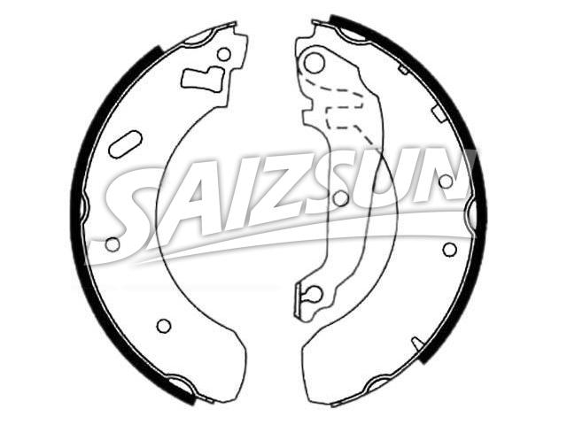 Brake Shoe Set:GBS 90822
