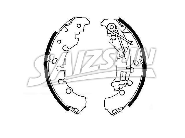 Brake Shoe Set:77363855