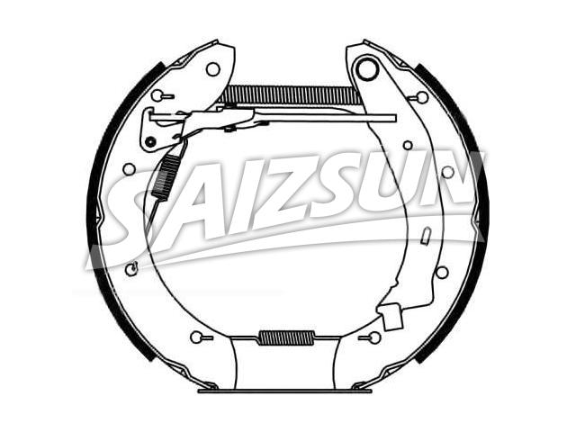 Brake Shoe Set:60 25 370 302