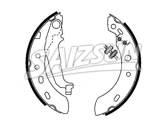 Brake Shoe Set:44060-6F625