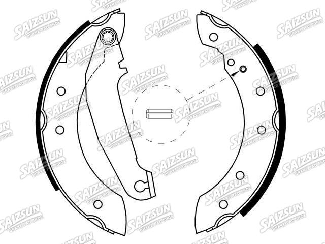 Brake Shoe Set:063584