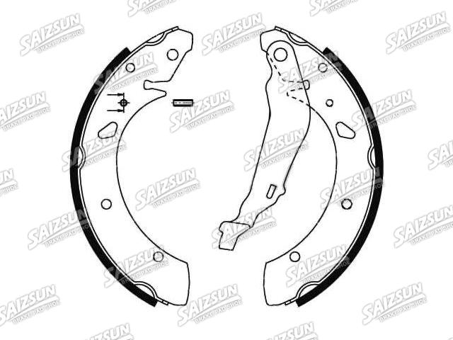 Brake Shoe Set:04431-S1A-E60