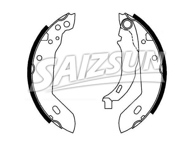 Brake Shoe Set:4241.4A