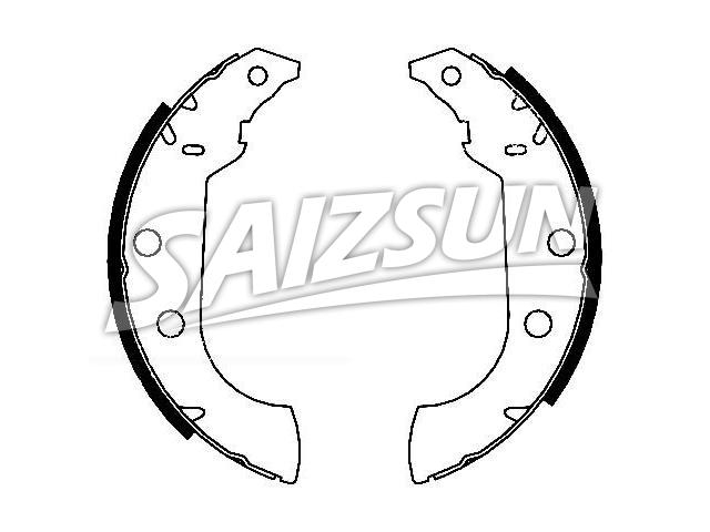 Brake Shoe Set:4241.55
