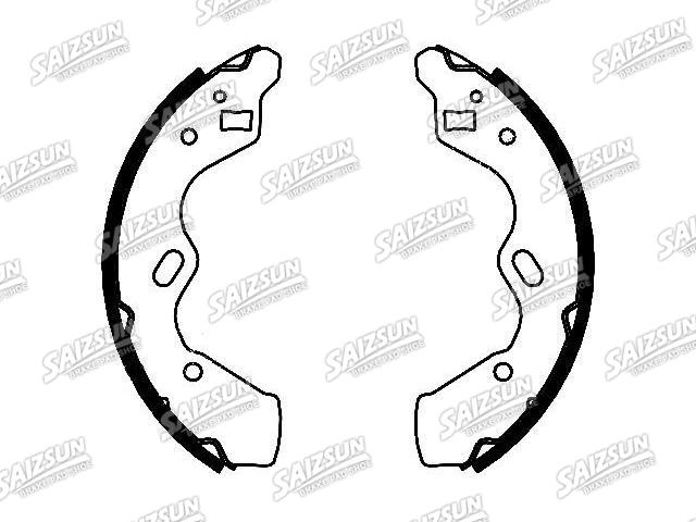 Brake Shoe Set:F4BZ-2200-A
