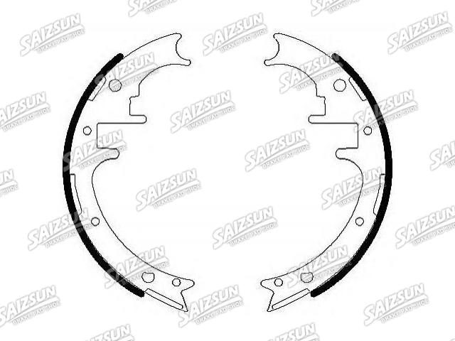 Brake Shoe Set:E9TZ 2200 B