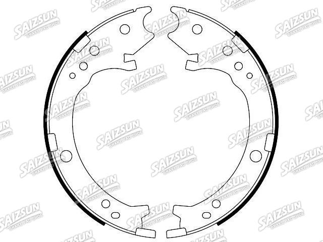 Brake Shoe Set:43053-S9A-E52
