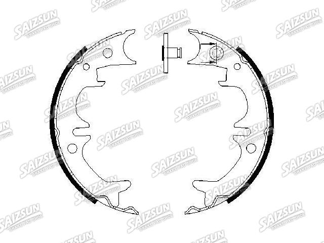 Brake Shoe Set:46590-20030