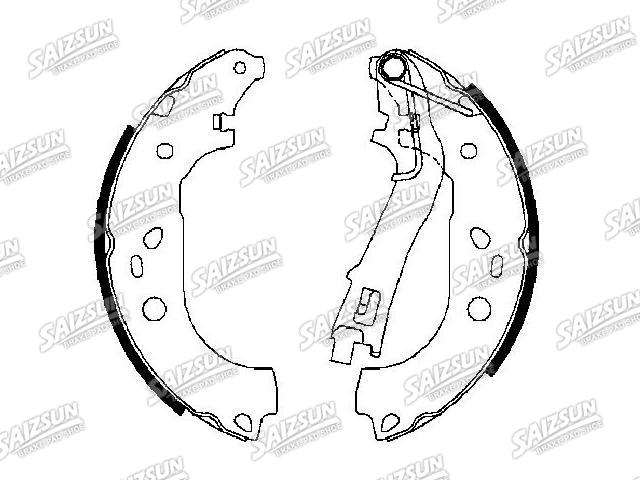 Brake Shoe Set:4241.N8