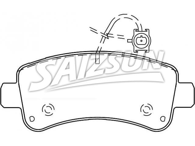 Brake Pad Set:68230095AA