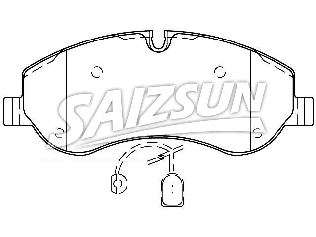 Brake Pad Set:BK21-2K021-AA