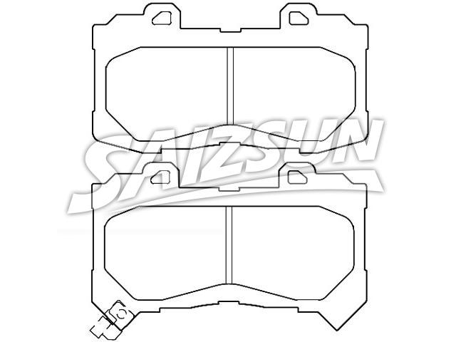 Brake Pad Set:23292538