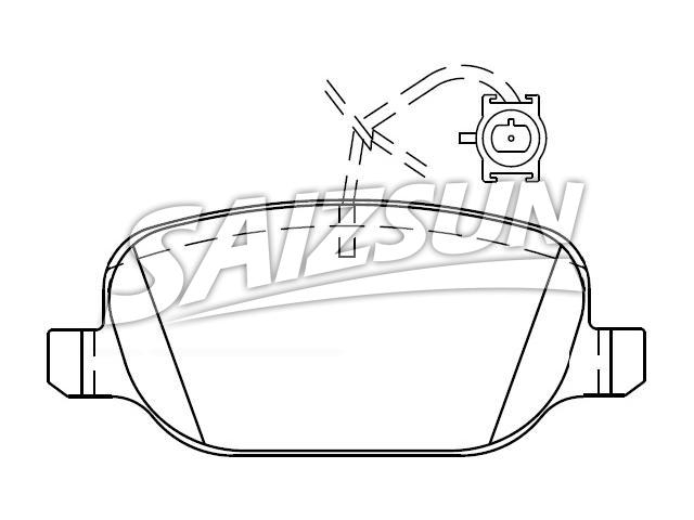 Brake Pad Set:68240540AA