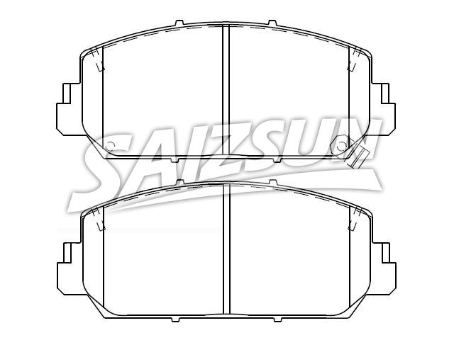 Brake Pad Set:45022-T3R-A01