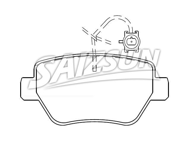 Brake Pad Set:980156042
