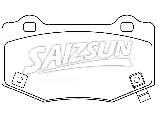 Brake Pad Set:FR3Z-2200-E