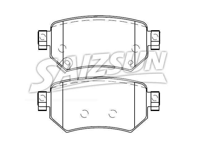 Brake Pad Set:GMY0-26-43ZA