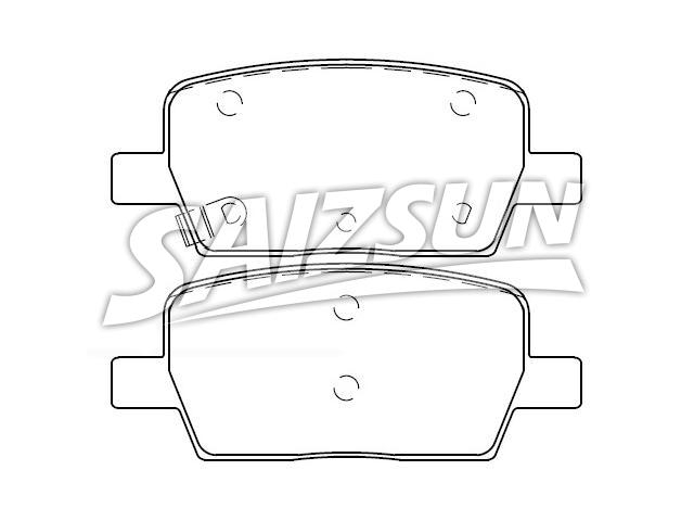 Brake Pad Set:23344214