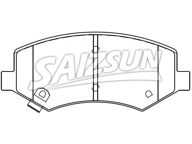 Brake Pad Set:D1033-SN100-C2