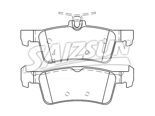 Brake Pad Set:1612910380