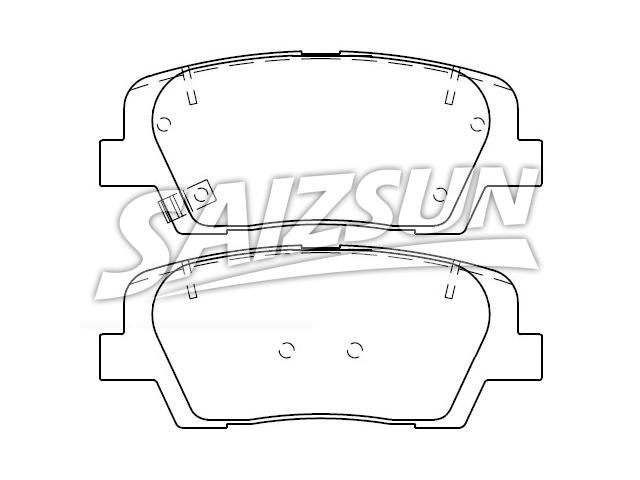 Brake Pad Set:58302-2WA30