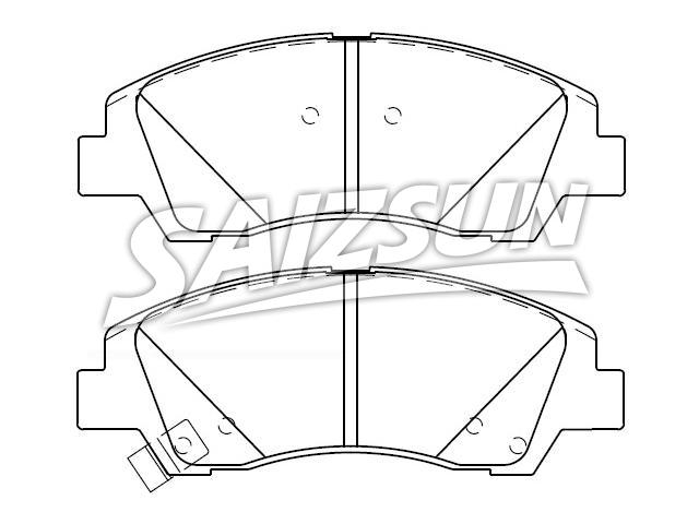 Brake Pad Set:58101-B9A70