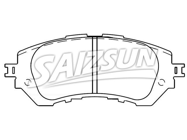 Brake Pad Set:04465-0D190