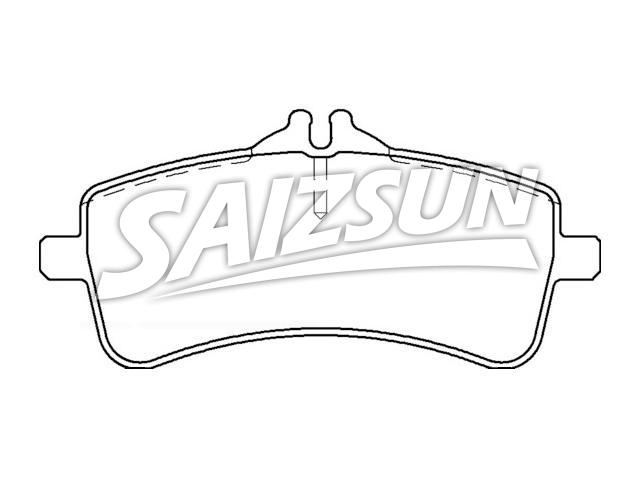 Brake Pad Set:000 420 38 00