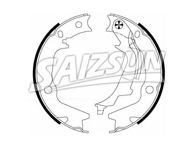 Brake Shoe Set:58350-1CA00