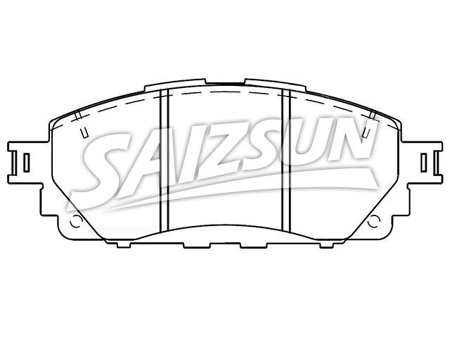 Brake Pad Set:04465-0K380