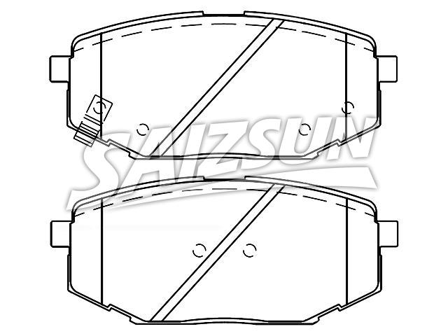 Brake Pad Set:58215-3B0S0