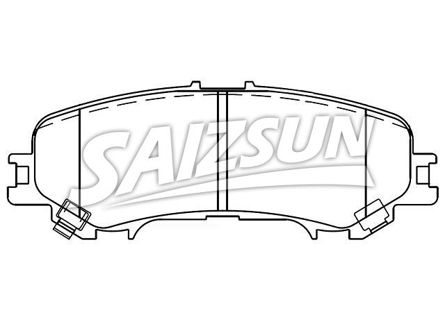 Brake Pad Set:D4060-EZ60A