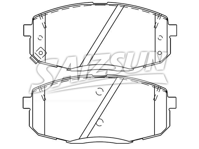 Brake Pad Set:58101-M0A00