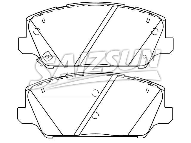 Brake Pad Set:58101-F6A20