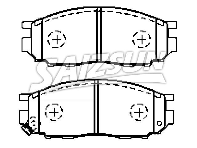 Brake Pad Set:CV80961201