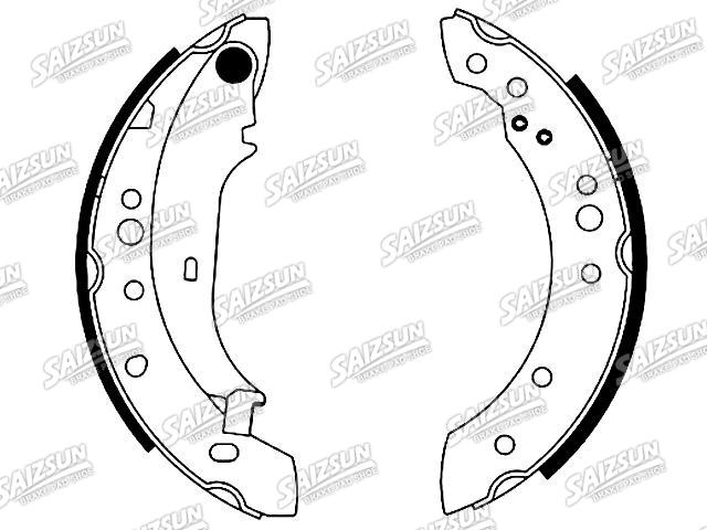 Brake Shoe Set:77 01 209 591