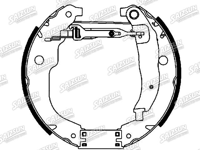 Brake Shoe Set:4242.19