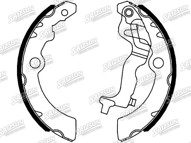 Brake Shoe Set:44060-4A00F