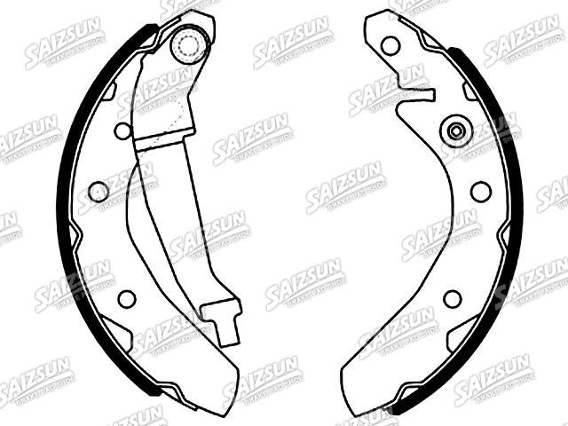Brake Shoe Set:S11-3502170
