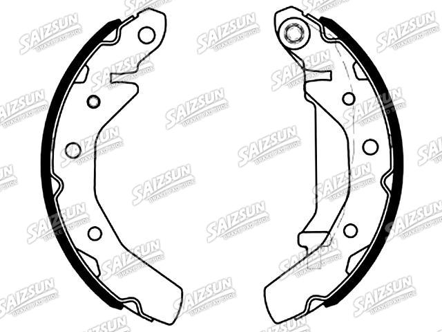 Brake Shoe Set:CV60610200