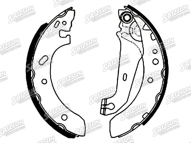 Brake Shoe Set:B2010640500