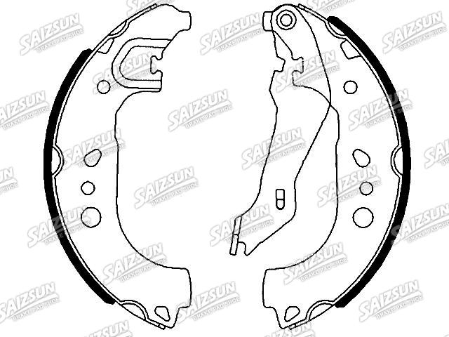 Brake Shoe Set:6R0 698 525 B