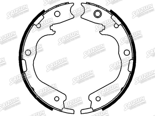 Brake Shoe Set:8-97034-739-1