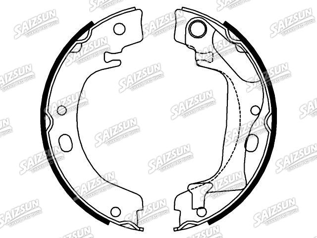 Brake Shoe Set:04495-02180