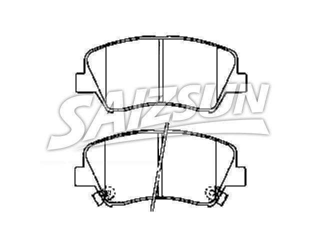 Brake Pad Set:58101-B5A00