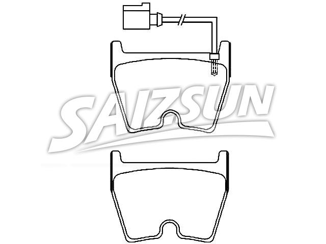 Brake Pad Set:8V0 698 151 H