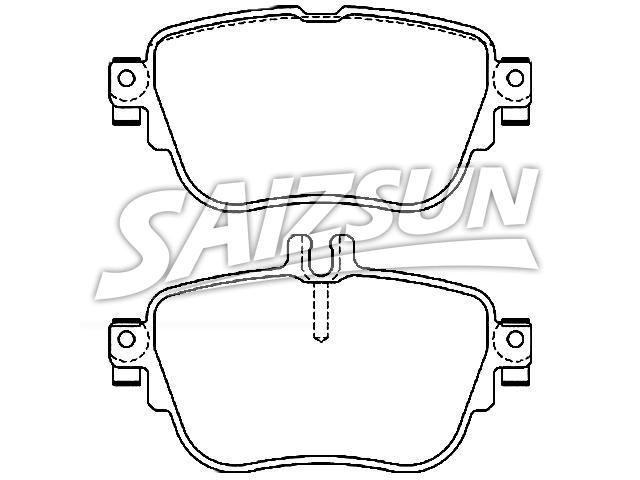 Brake Pad Set:000 420 60 00